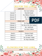 Flowers For The Lord