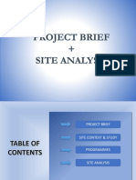 Project Brief Site Analysis