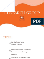 Research Group 6: Bimbao Lamprea Ferrer Dela Puerta