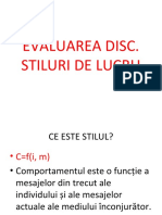 Evaluarea Disc