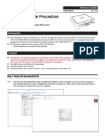 Software Installation Manual PXE-0850S