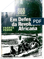 FANON, Frantz. Em Defesa Da Revolução Africana