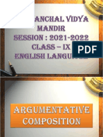 How to Write an Effective Argumentative Composition