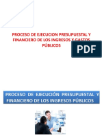 Proceso de Ejecución Presupuestal de Ingresos y Gastos