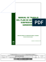 Manual de Trabajo Del Plan de Gestión de Subproductos Ganaderos