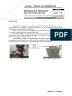 Manual Técnico de Locomotivas Sensor Diferencial Do Indicador Eletrônico de Fluxo de Ar