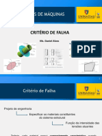Elementos de Máquinas - Aula 06 - Critério de Falha