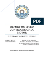 Report On Speed Controller