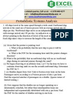Probabilistic Systems Analysis Homework Help