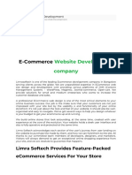 Ecommerce Website Developement: E-Commerce