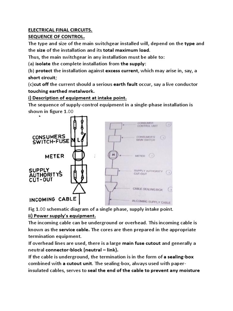 Final Subcircuits in Electrical Installations | PDF | Fuse (Electrical ...