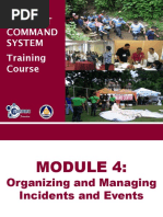 MODULE 4 Organizing and Managing Incidents and Events