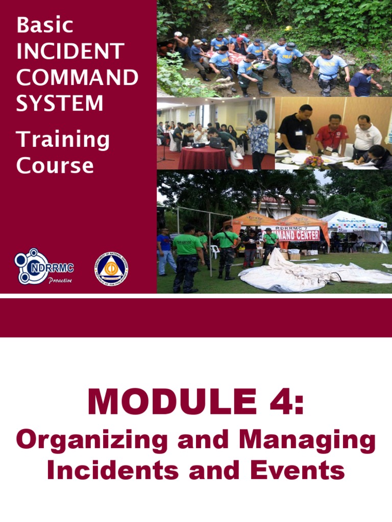 Managing Incidents and Events: Module 4 | PDF | Incident Command System ...