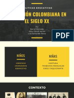 Educación colombiana en el siglo XX: políticas, contexto e hitos