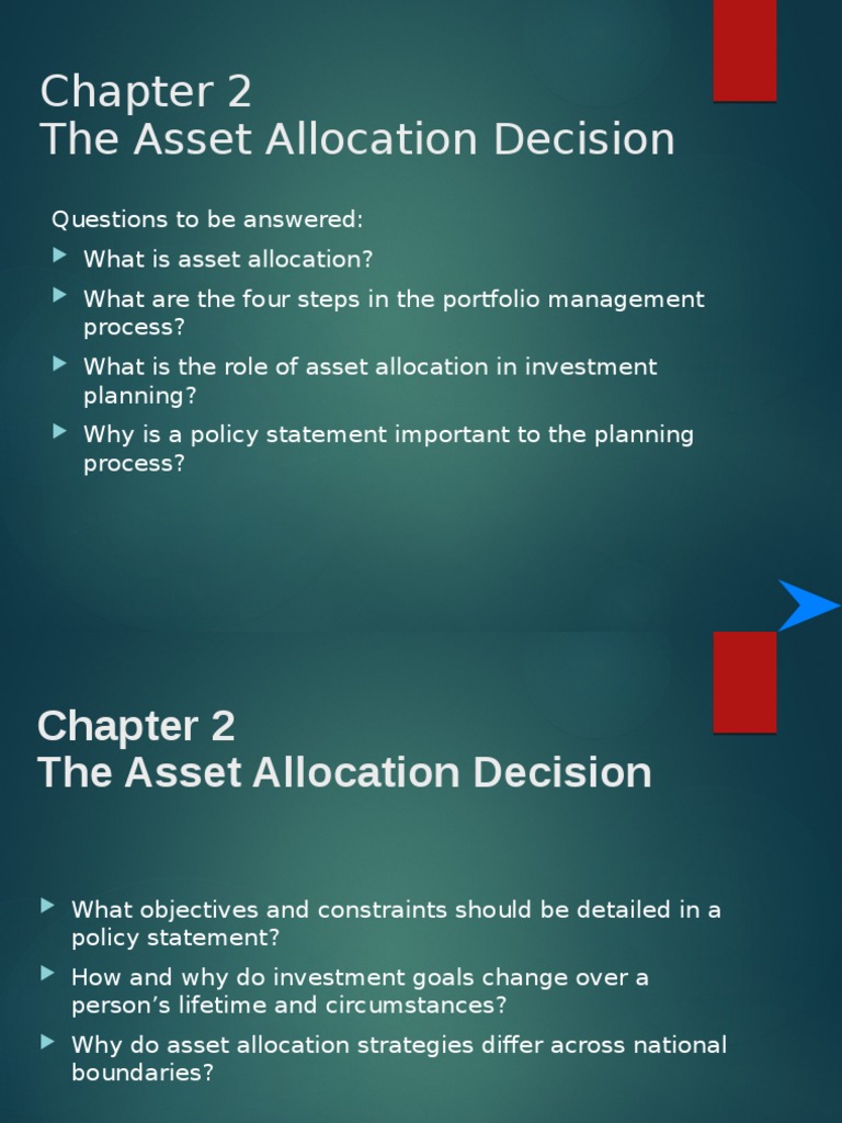Understanding Asset Allocation Decisions | PDF | Asset Allocation ...