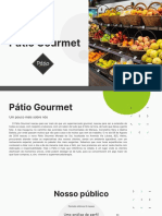 Pátio Gourmet Media Kit - Marketing e Análises