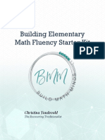 Building Elementary Math Fluency Starter Kit