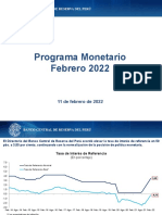 Programa Monetario Febrero 2022