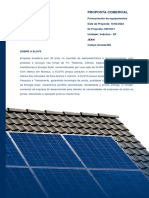 Proposta de fornecimento de sistema fotovoltaico