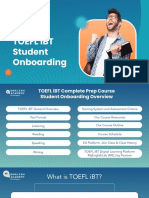 TOEFL iBT by English Academy Student Onboarding