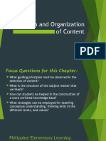 Unit III Chapter II Selection and Organization of Content