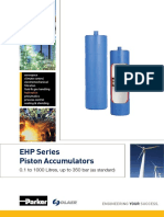 EHP Series Piston Accumulators: 0.1 To 1000 Litres, Up To 350 Bar