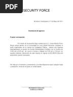 Carta de Recomendacion Laboral