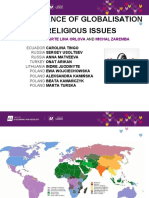 The Influence of Globalisation On Religious Issues: Supervised by AND