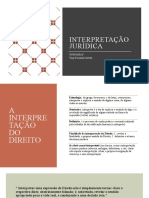 Interpretação Jurídica