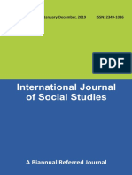 International Journal of Social Studies