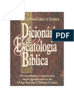 Dicionário de Escatologia Bíblica - Claudionor Correia de Andrade