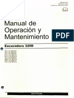 Manual de Operacion y Mantenimiento Excavadora 320D
