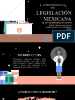 Legislación Mexicana de Antibióticos