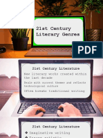 21st Century Literature Literary Genres