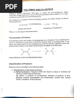 Chemistry Notes - Polymers - Plastics