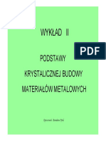 W3 - Krystalografia