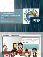 Preparation and Presentation of Research Proposal For An