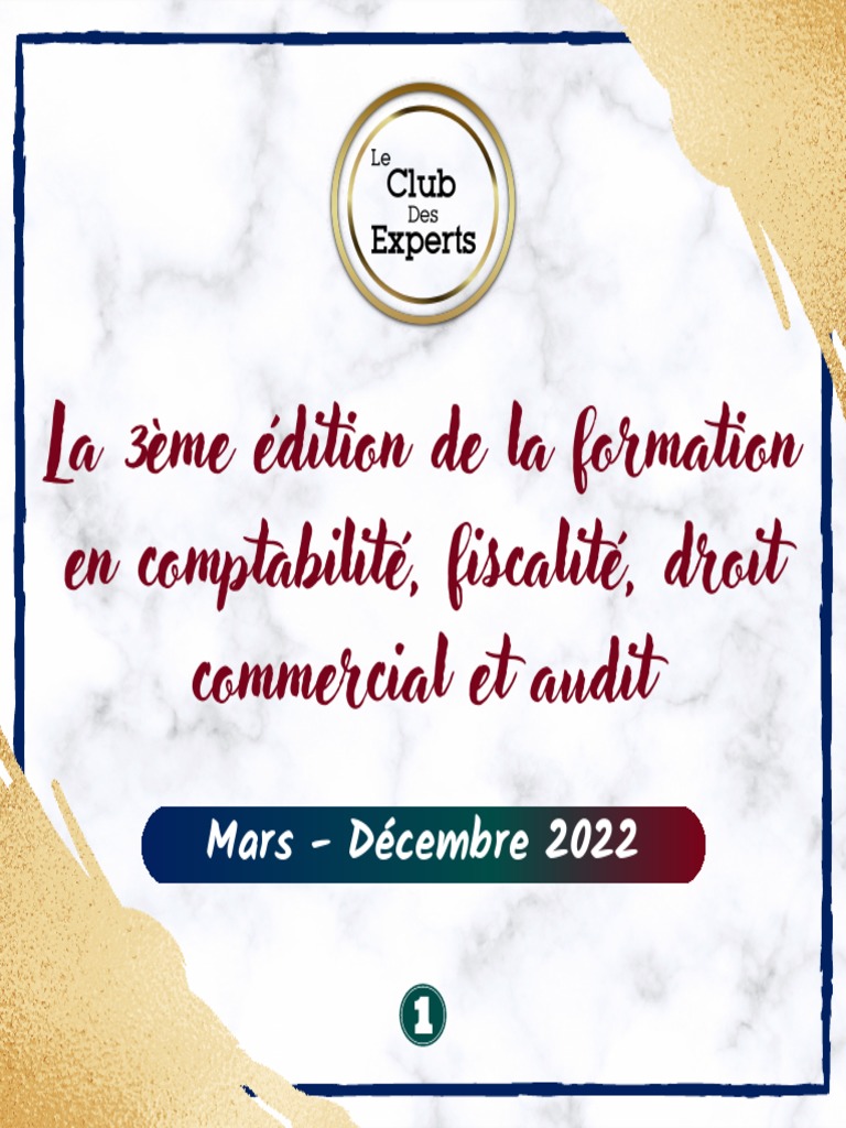LCDE - Brochure CFDA 3 | PDF | Taxe sur la valeur ajoutée | Impôts