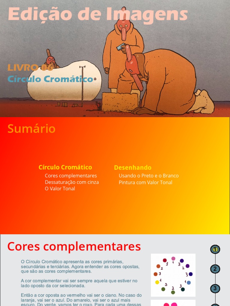 Livro 06 - Círculo Cromático, PDF, Cor