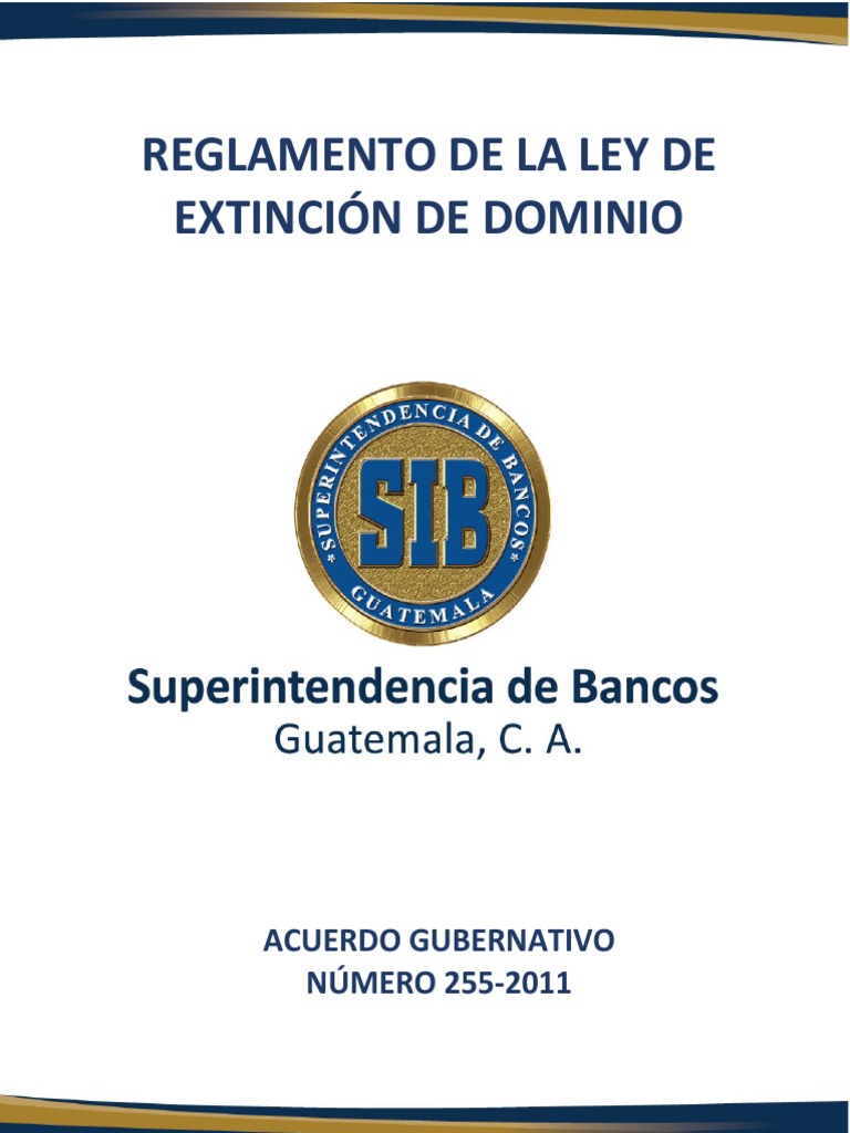 Reglamento Ley Extinción de Dominio | PDF | Auditoría | Propiedad