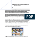 Cómo Está Compuesta Geográfica y Demográficamente La Región Pacífica