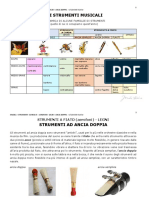 MUSICA - Classificazione Strumenti 5 - LEGNI - ANCIA DOPPIA