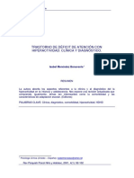 Trastorno de Deficit de Atencion Con Hiperactividad