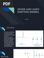 Zener and Light-Emitting Diodes