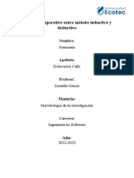 Cuadro Comparativo Entre Método Inductivo y Deductivo