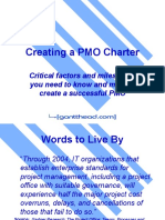 Creating a PMO Charter: Critical Factors