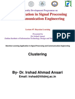 ML Application in Signal Processing Clustering