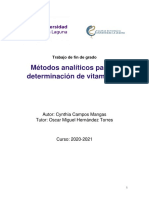 Metodos Analiticos para La Determinacion de Vitamina C