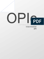OPIc Intermediate