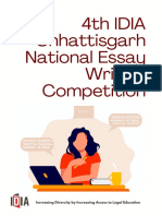 Brochure - 4th IDIA Chhattisgarh National Essay Writing Competition